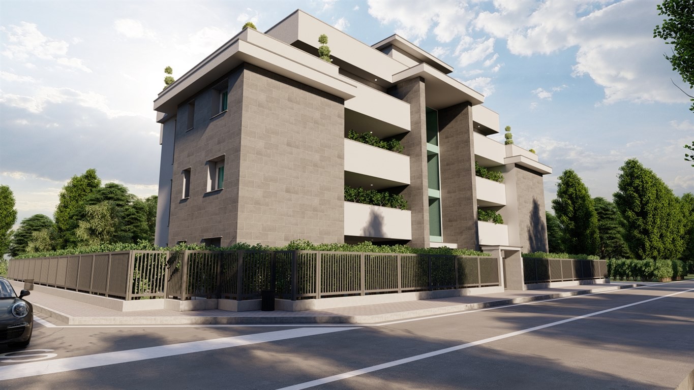 nuovo trilocale con giardino in classe energetica A4 in vendita a Meda (MB)