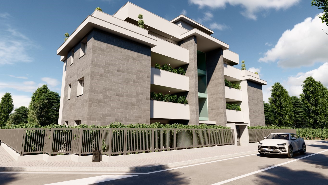 Nuovo trilocale in Classe A4  con giardino in vendita a Meda (MB)